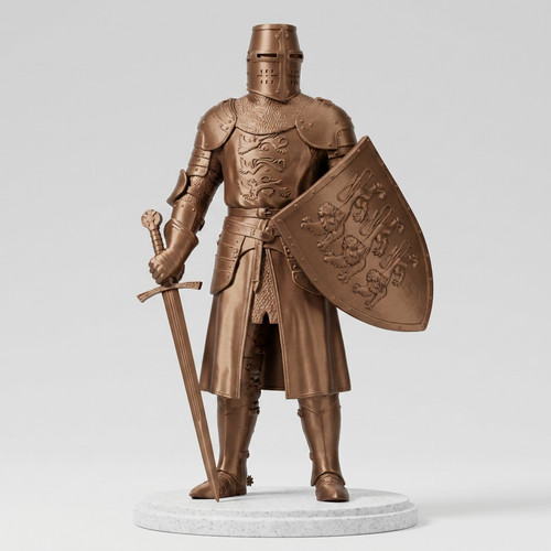 English knight statue three - knight,