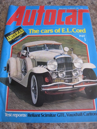 Autocar jan 1981 - 1981, cars
