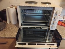 Table top oven with - table, grill