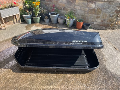 Exodus roof box black - black,