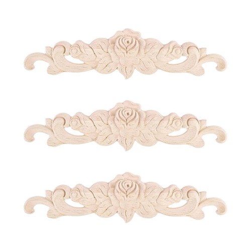 4pcs elegant wood - elegant, carved