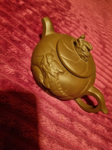 Chinese yixing clay dragon - dragon, t