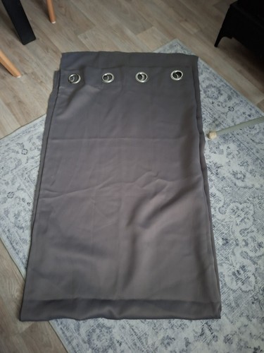 Dark grey door curtain - door,