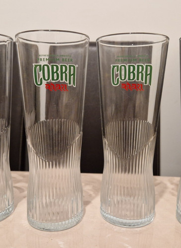 Cobra premium beer pint - cobra, glass