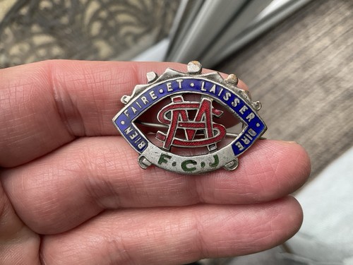 Vintage unknown pin badge - ,