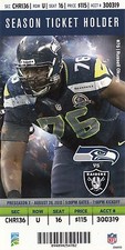 2013 SEATTLE SEAHAWKS VS
