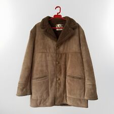 Vintage Morley’s Sheepskin Coat Large Handmade In England Light Brown Skinhead
