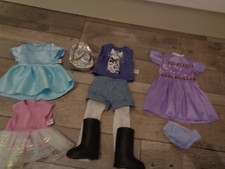 design a friend bundle-2 dresses,leotard,boots,bag,shorts,top,pants+tights