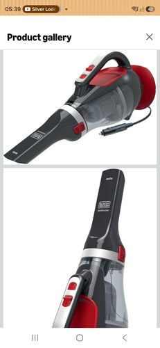 Black decker dustbuster 12v - dustbuster,