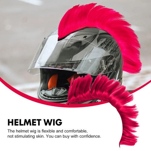 Synthetic wigs helmet hawks - wigs,