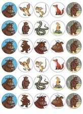 30 edible wafer paper cake toppers Gruffalo 1.5inch/3.8cm