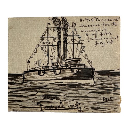 Original 1898 pen and - pen, ink