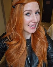 Dalgona 23" in Red Penny by Belle Tress. Heat Friendly. Discontinued Colour.