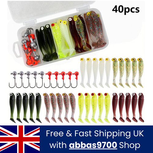 40pcs soft fishing lure kit - 40pcs,