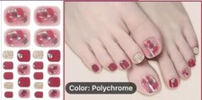 TOE NAIL WRAPS - PEEL OFF AND