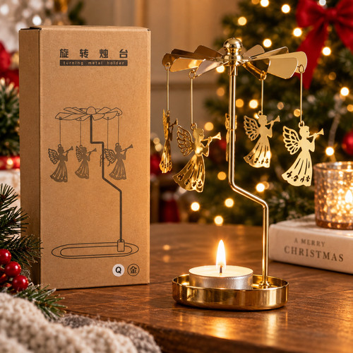 Christmas rotating angel - rotating,