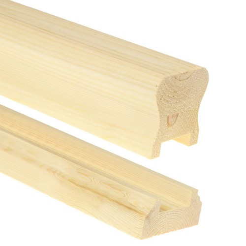 Pine handrail base rail kit - base,