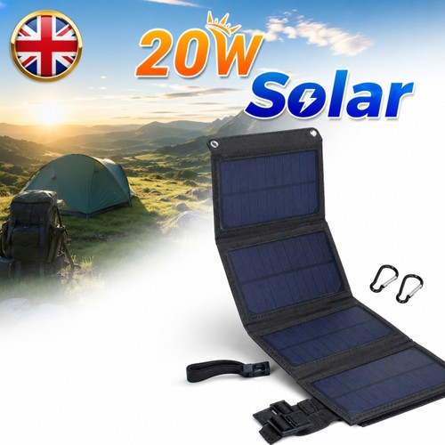 20w usb solar - usb, folding