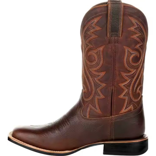 New cowboy boots brown - boots, size
