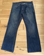 LEVI'S limited edition Jeans 527 lowrise  Bootcut Denim W36 L32 Dark Blue Mens 