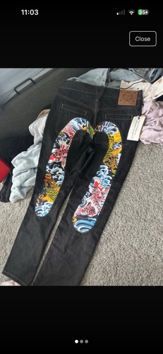 Evisu koi fish jeans men - koi, men's