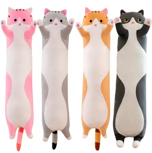 Cute long cat plush - cute,