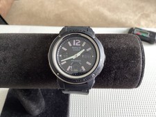 Casio Baby G BGA150 Anadigi Black Lilac Watch Black Silicone Strap