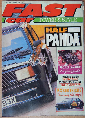 Fast car february - 1989, fiat