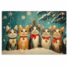 5 Adorable Kittens in Winter