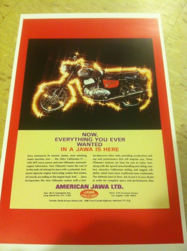 Vintage jawa motorcycle - vintage,