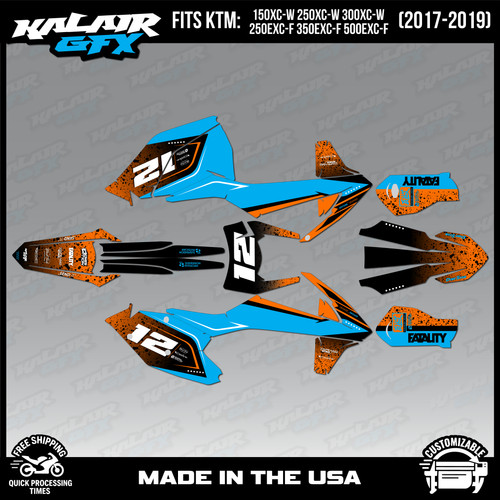 Graphics kit for ktm - graphics,