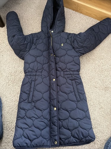 Joules girls navy coat - coat, 12