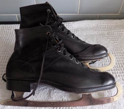 Vintage victorian ice skates - vintage,