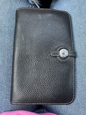 Hermes Togo Dogon Compact Wallet Black