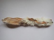Natural dog treat air dried rabbit ears with hair short dated Britten and James