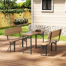Set of 3 Wooden Folding