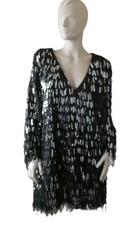 Zara Woman Fringed black