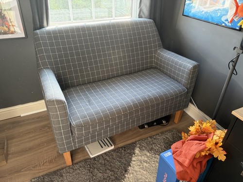 Dunelm grey seater - 2, sofa