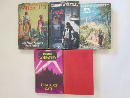 Five books dennis wheatley - books,