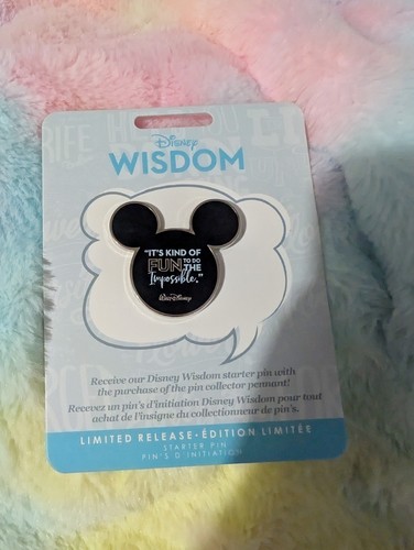 Disney wisdom starter pin - disney,