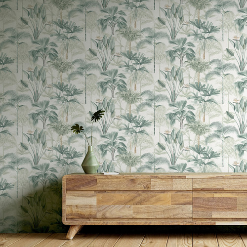 King palm leaf tree wallpaper - king,