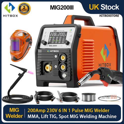 Hitbox mig tig - welder, 200a