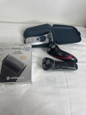 Hitachi & Philips Shaver AV-7100BD Phase 2 with Case & Box Job Lot UNTESTED