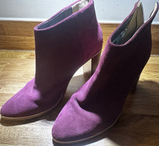 Ted Baker Purple Suede Ankle