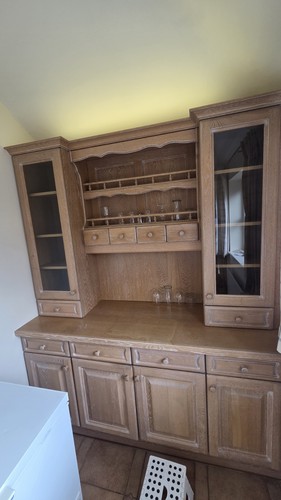 Vintage oak dresser drinks - oak, dresser/drinks