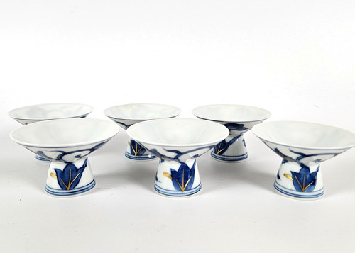 Japanese porcelain pedestal - japanese,