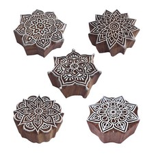Mandala Design Wooden Printing