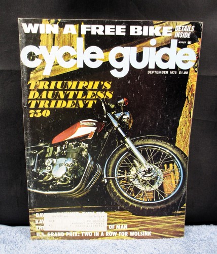 Sept 1975 cycle guide kawasaki - 1975,