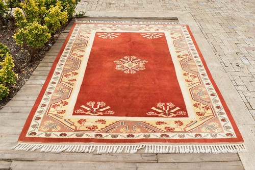 Turkish rug x102 vintage - rug,