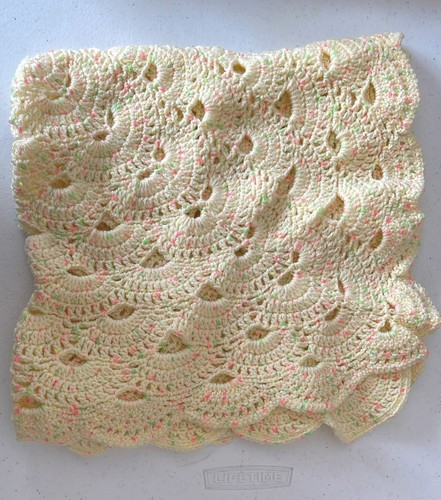 Handmade crochet baby blanket - handmade,